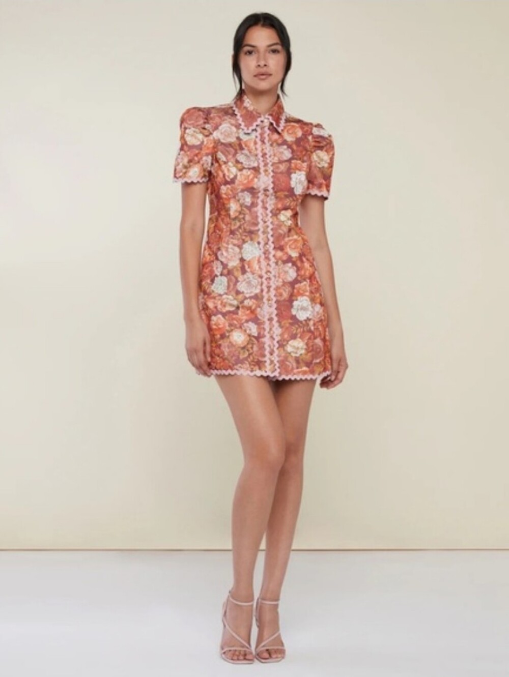 Rachel‎ Parcell Scallop Shirt Mini Dress